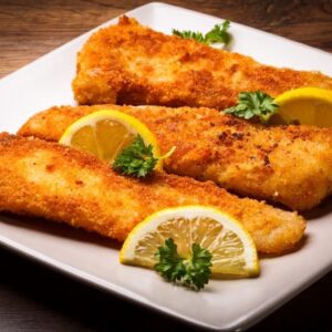 Milanesa de Merluza con guarnición — Grande