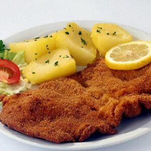 Milanesa de Novillo con guarnición — Mediana