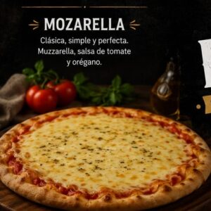 Pizza Muzzarella — Entera
