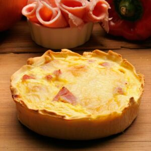 Tarta de Jamón y queso — Entera