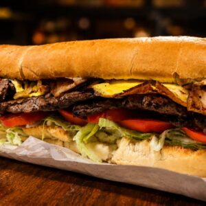 Sandwich de Lomito + Porcion de papas